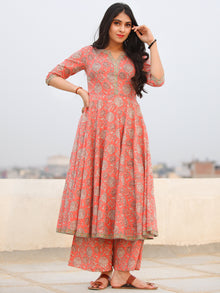 Raas Gul - Set of Flared Kurta & Palazzo  - KS101C2295