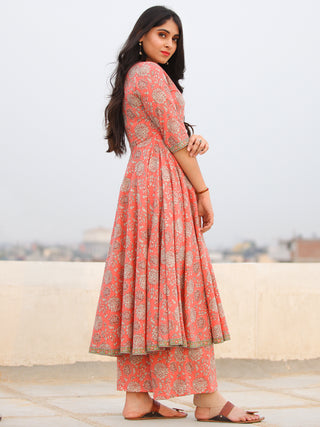 Raas Gul - Set of Flared Kurta & Palazzo  - KS101C2295