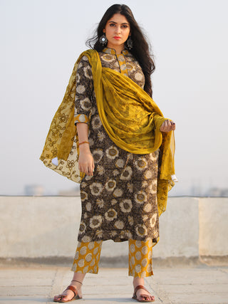 Bahaar Rabiqa - Set of Kurta Pants & Dupatta - KS110A1343D