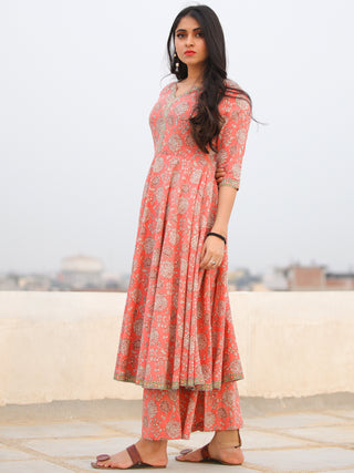 Raas Gul - Set of Flared Kurta & Palazzo  - KS101C2295