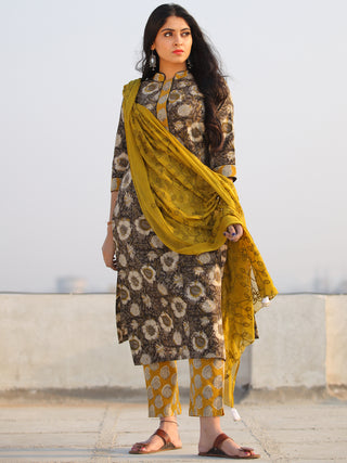 Bahaar Rabiqa - Set of Kurta Pants & Dupatta - KS110A1343D