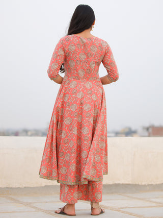 Raas Gul - Set of Flared Kurta & Palazzo  - KS101C2295