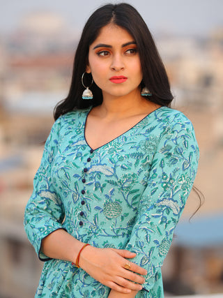 Raas Narmin - Set of Flared Kurta & Palazzo  - KS101D2297