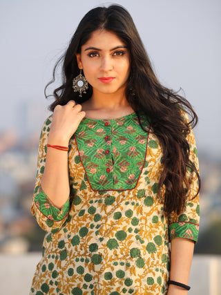 Bahaar Rafia - Set of Kurta Pants & Dupatta - KS60M1369D