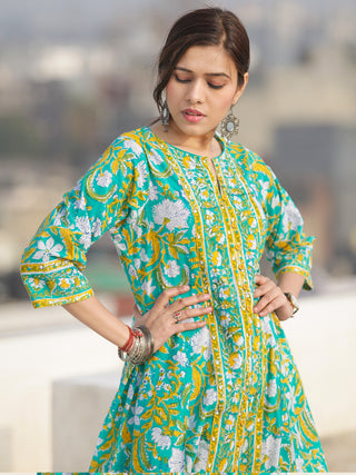 Nayab Nagma - Set of Kurta Pants & Kota Doria Dupatta - KS29P2524D