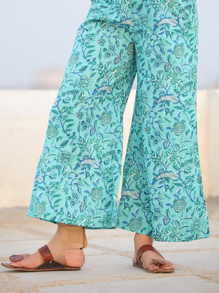 Raas Narmin - Set of Flared Kurta & Palazzo  - KS101D2297