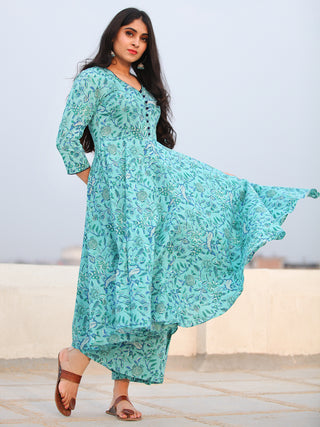 Raas Narmin - Set of Flared Kurta & Palazzo  - KS101D2297