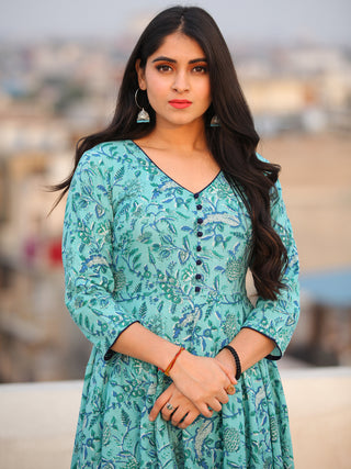 Raas Narmin - Set of Flared Kurta & Palazzo  - KS101D2297