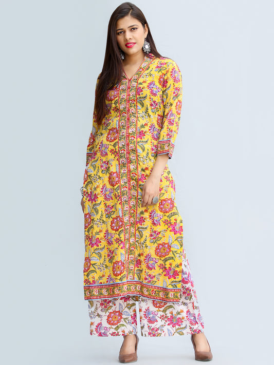 Rozana Ambar Kurta Palazzo Set - KS23AS2183
