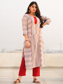 Tagai Aafia - Set of Ikat Kurta & Pants  - KS106A747