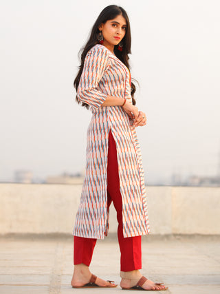 Tagai Aafia - Set of Ikat Kurta & Pants  - KS106A747