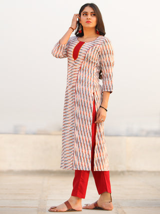 Tagai Aafia - Set of Ikat Kurta & Pants  - KS106A747