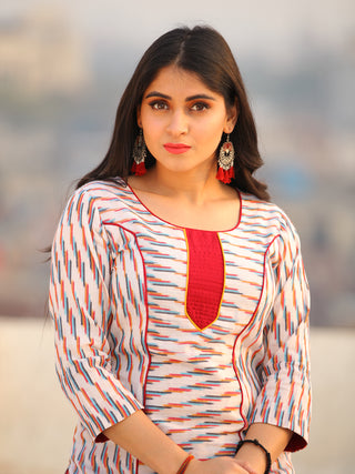 Tagai Aafia - Set of Ikat Kurta & Pants  - KS106A747