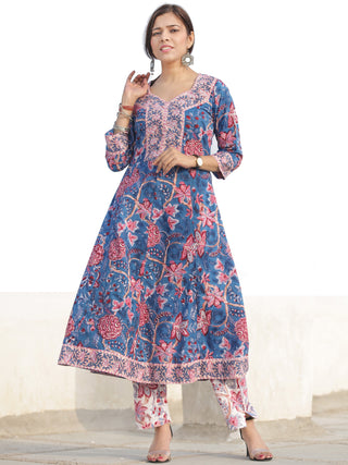 Nayab Aaira - Set of Kurta Pants & Kota Dupatta - KS64C2537D1