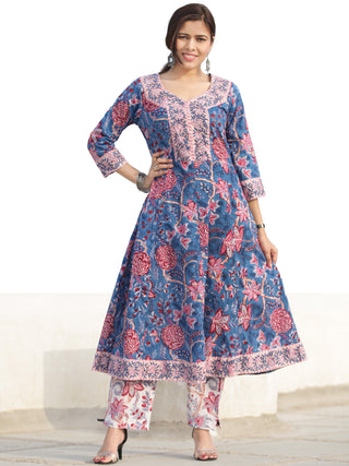 Nayab Aaira - Set of Kurta Pants & Kota Dupatta - KS64C2537D1