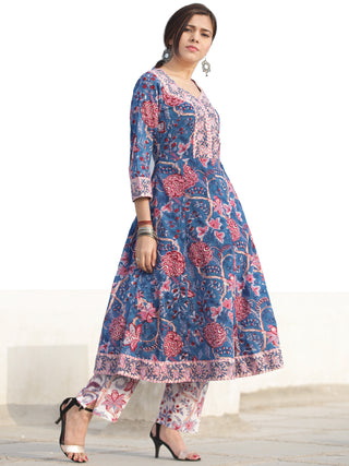 Nayab Aaira - Set of Kurta Pants & Kota Dupatta - KS64C2537D1