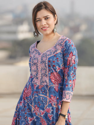 Nayab Aaira - Set of Kurta Pants & Kota Dupatta - KS64C2537D1