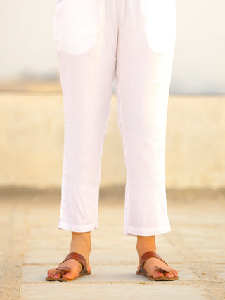 Tagai Soojan- Set of Ikat Kurta & Pants  - KS60H798