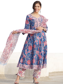 Nayab Gulerana - Set of Kurta Pants & Dupatta - KS64D2537D2