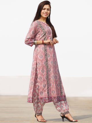 Nayab Ameera - Set of Kurta Salwar Pants & Dupatta - KS65A2526D
