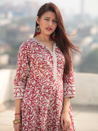 Jashn Saara - Set of AnarKali Kurta Pants & Dupatta - KS57C2405D