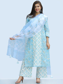 Rangrez Beena - Set of Kurta Palazzo & Dupatta - KS01E2307D