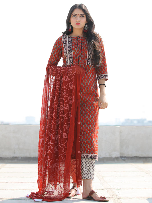 Bahaar Nacira - Set of Kurta Pants & Dupatta - KS46FxxxD