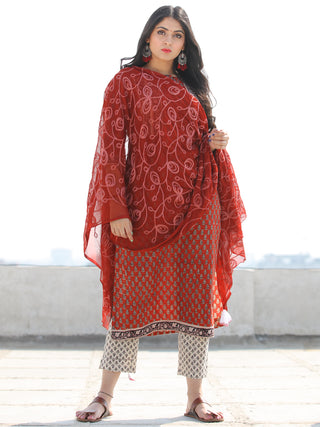Bahaar Nacira - Set of Kurta Pants & Dupatta - KS46FxxxD