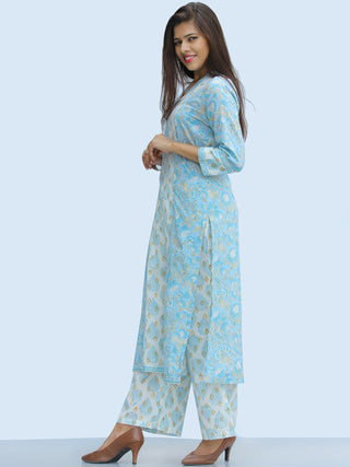 Rangrez Beena - Set of Kurta Palazzo & Dupatta - KS01E2307D