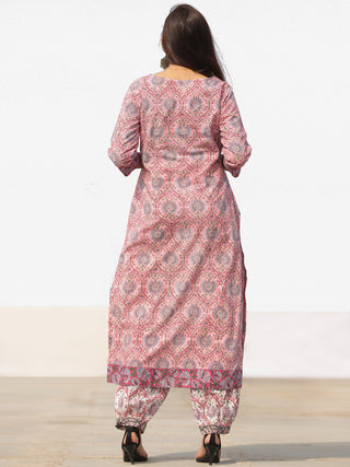 Nayab Ameera - Set of Kurta Salwar Pants & Dupatta - KS65A2526D