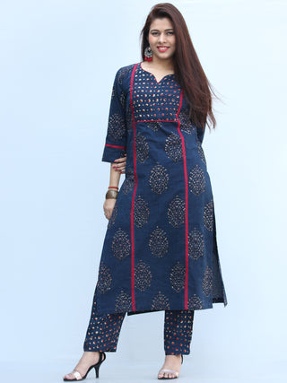 Bahaar Nazah - Set of Kurta Pants & Dupatta - KS03G2141D