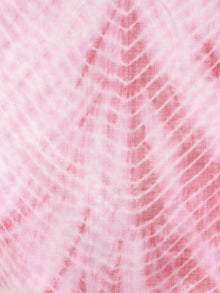 Pink Ivory Cashmere Semi Pashmina Woolen Tie & Dye Stole - S6317190