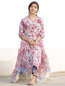 Nayab Yasmi - Set of Kurta Pants & Kota Dupatta - KS54F2538D2