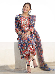 Nayab Aleena Set of Kurta Pants & Kota Doria Dupatta