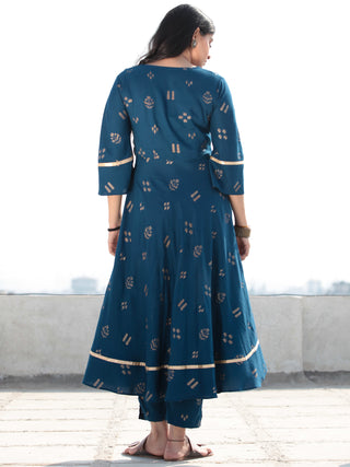 Raas Neelofar - Set of Flared Kurta & Pants  - KS80F2155