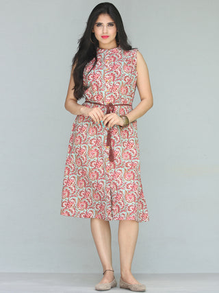 Gulzar Mehr Dress With Tie Up Waist - D89F2248