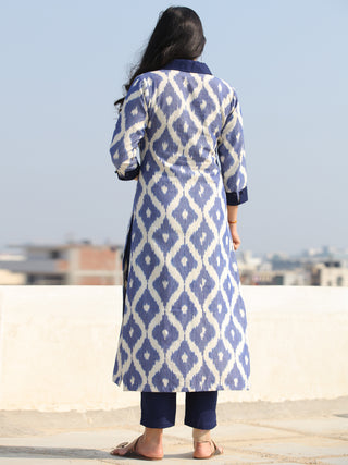 Tagai Arsh - Set of Ikat Kurta & Pants  - KS103A1248