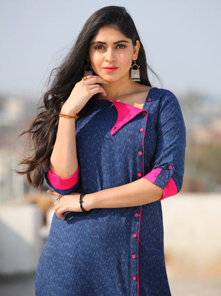 Tagai Arfa - Set of Ikat Kurta & Pants  - KS79B803