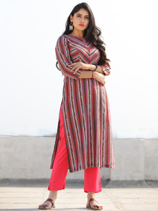 Tagai Azma - Set of Ikat Kurta & Pants  - KS104A733