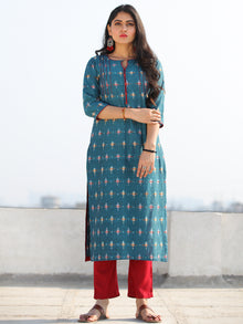 Tagai Aaraa - Set of Ikat Kurta & Pants  - KS46D801