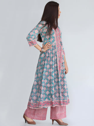 Rozana Gulshan Anarkali Kurta Palazzo Set - KS29AS2267