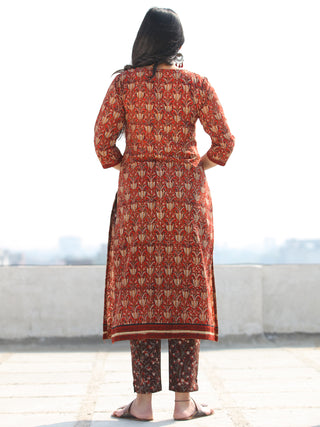 Bahaar Nafiah - Set of Kurta Pants & Dupatta - KS46G2150D