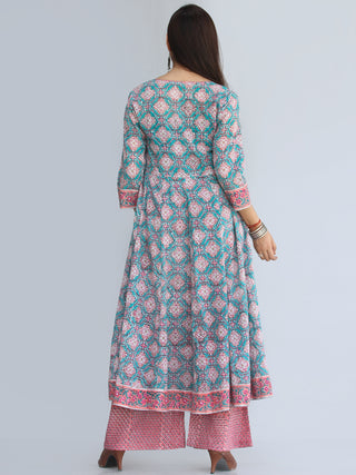 Rozana Gulshan Anarkali Kurta Palazzo Set - KS29AS2267