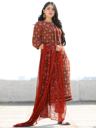 Bahaar Nafiah - Set of Kurta Pants & Dupatta - KS46G2150D