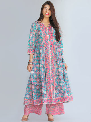Rozana Gulshan Anarkali Kurta Palazzo Set - KS29AS2267