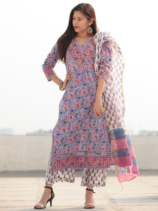 Jashn Aisha - Set of Kurta Pants & Dupatta - KS54E2404D