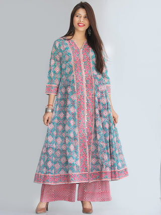 Rozana Gulshan Anarkali Kurta Palazzo Set - KS29AS2267