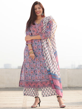 Jashn Aisha - Set of Kurta Pants & Dupatta - KS54E2404D
