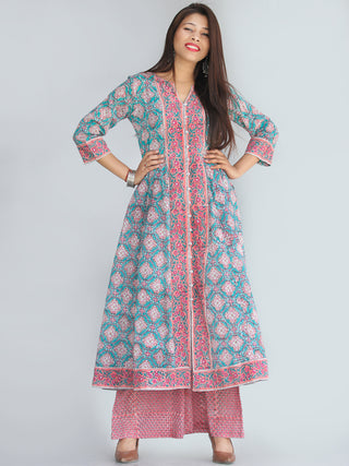 Rozana Gulshan Anarkali Kurta Palazzo Set - KS29AS2267