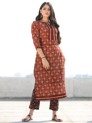 Bahaar Nafiah - Set of Kurta Pants & Dupatta - KS46G2150D